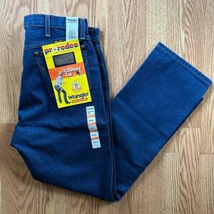 PR RODEO Wrangler Men's Dark Blue Bootcut Jeans 38X32
